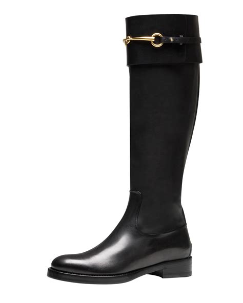 gucci flat riding boots|authentic Gucci riding boots.